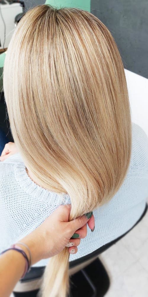 Svijetli plavi balayage - Petit Salon Zagreb