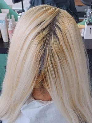 Od žutog blonda do prirodne smeđe - prije